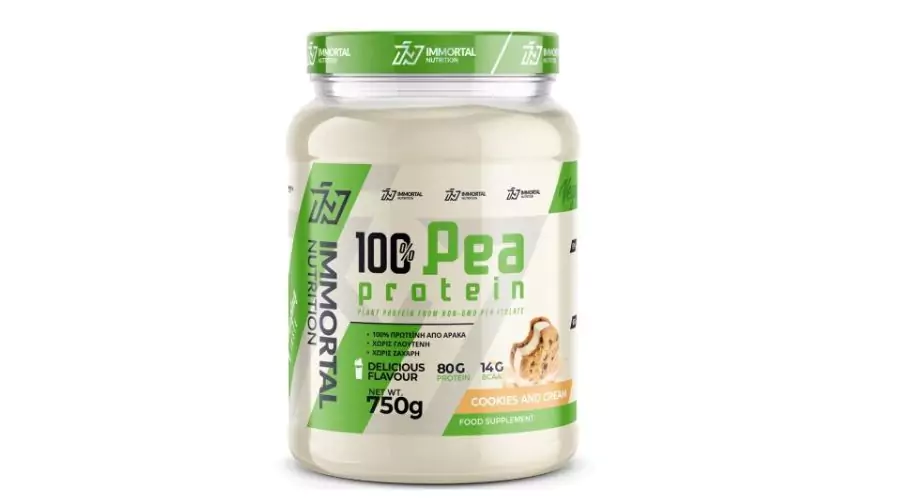 Odżywka białkowa Vegan Protein Immortal Nutrition 750 g o smaku Ciasteczka ze Śmietanką