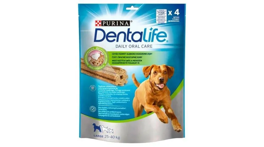 Dentalife Large Treats Snacks Gryzaki do zębów dla psów dużych ras 142g
